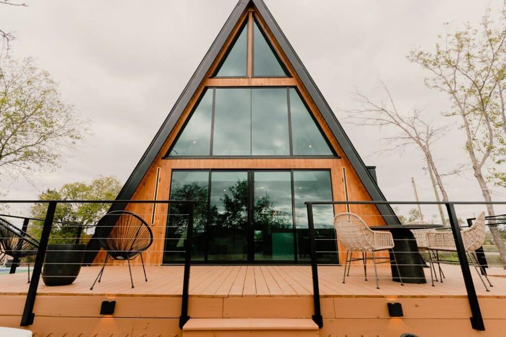 The Pedernales A-Frame Villa Fredericksburg Eksteriør billede