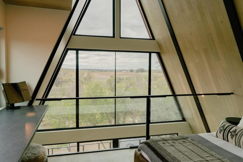 The Pedernales A-Frame Villa Fredericksburg Eksteriør billede